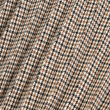 שמלת פליסה גימור תחרה - חום