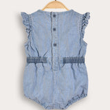 Baby Jeans Overalls - Light Blue