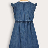 סרפן ג'ינס עם מלמלה - כחול