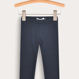 Rib Basic Long Tights - Navy