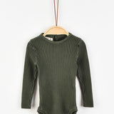 בגד גוף סריג - זית