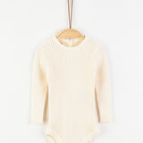 בגד גוף סריג ריב - שמנת