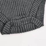 בגד גוף סריג - אפור