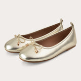 נעלי בלרינה קלאסיות - מטאלי