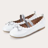 נעלי בלרינה עם סרט - תכלת