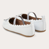 נעלי בלרינה עם סרט - תכלת