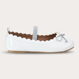 נעלי בלרינה עם סרט - תכלת