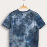 Tie Dye Shirt with Pocket - Blue