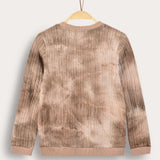 Tie-dye shirt with pocket - beige