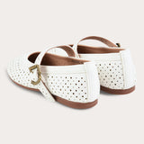 נעלי בובה וינטאג' - אוף ווייט