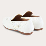 נעלי סירה אלגנטיות - שמנת