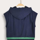 אפודת קפוצ'ון ספורטיבית - נייבי