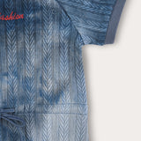 Baby overalls with ties - blue