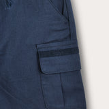 Shorts with patch pockets - Navy