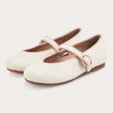 Ballerina doll shoes - BEIGE + PINK