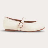 Ballerina doll shoes - BEIGE + PINK