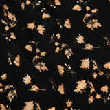 Baby shirt with small flowers - brown