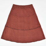 חצאית קומות מבד סריג - חמרה