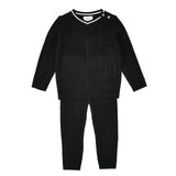חליפת סריג בייבי - שחור
