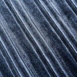 חלוק קפלים עם רקמה - כחול