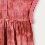 Tie Dye Sweatshirt with Hoodie - Cherry