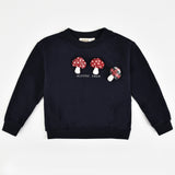 חולצת פוטר עם הדפס - נייבי