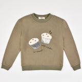 חולצת פוטר קאפקייקס - זית