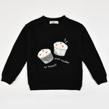 חולצת פוטר קאפקייקס - שחור