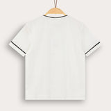 Double-breasted wrap shirt - cream
