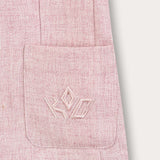 בלייזר מחויט עם כיסים - ורוד