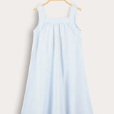 סרפן כתפיות עם הדפס - תכלת