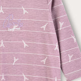 Babygro Paris Pajamas - Pink