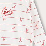 Babygro Paris Pajamas - Red