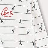 Babygro Paris Pajamas - White