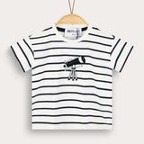 T-shirt with logo - beige