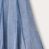 Triangle wash skirt - blue