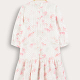 שמלת קומות סריג קרושה - ורוד