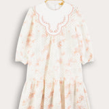 שמלת קומות סריג קרושה - כתום