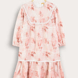 שמלת קומות בשילוב פונפונים - חמרה