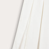 חצאית קפלים אלגנטית - לבן