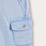 Shorts with pocket - light blue