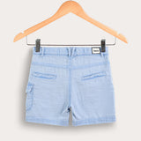 Shorts with pocket - light blue