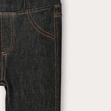 טייץ ג'ינס ארוך - שחור