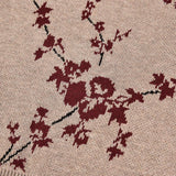 Shabbat sweater for girls with print - beige
