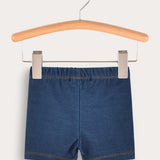 Short denim tights - jeans