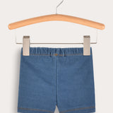 טייץ ג'ינס קצר - כחול