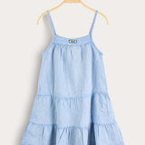 סרפן קומות עם כתפיות - תכלת