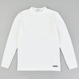 חולצת חצי גולף ריב - שמנת