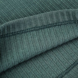 חולצת ריב בייבי חצי גולף - ירוק