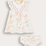 שמלת בייבי סריג - כתום